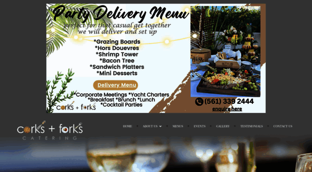 corksandforkscatering.com