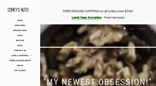 corkysnuts.com