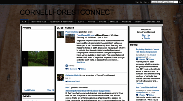 cornellforestconnect.ning.com