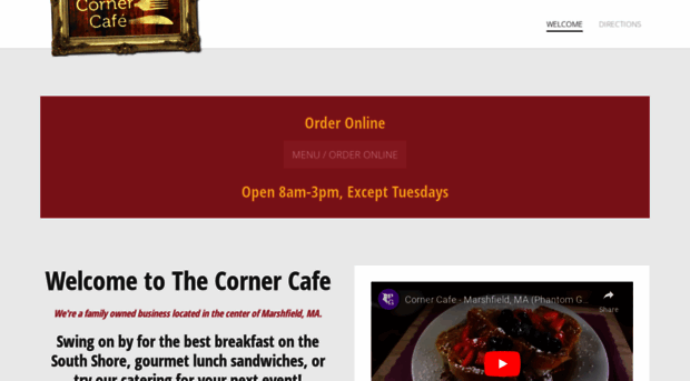 cornercafemarshfield.com