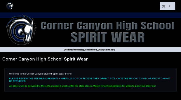 cornercanyonspiritwear.itemorder.com