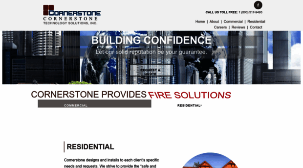 cornerstonealarms.com