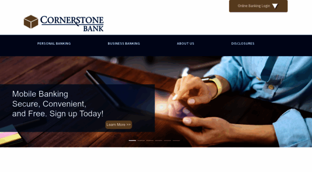 cornerstonebank.net