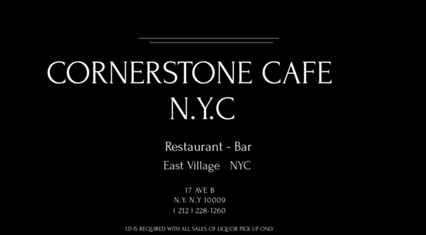 cornerstonecafenyc.com