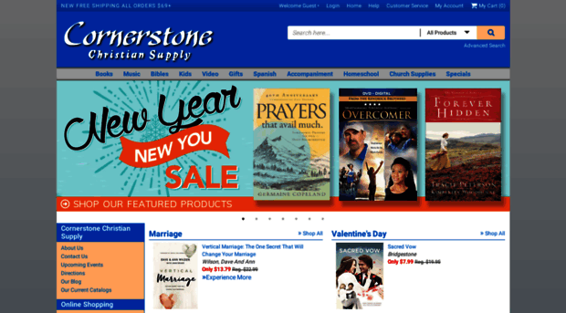 cornerstonechristiansupply.com