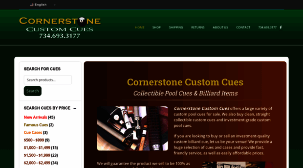 cornerstonecues.com