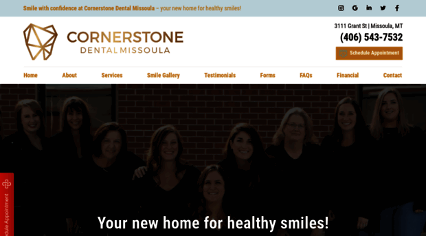 cornerstonedentalmissoula.com