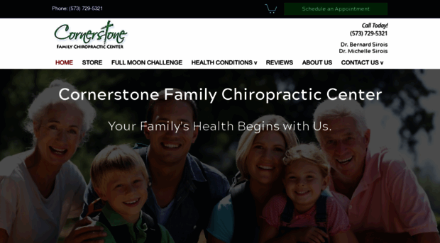 cornerstonefamilychiro.net