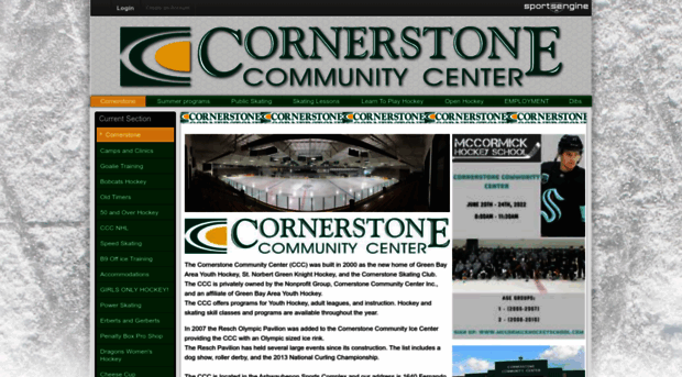 cornerstoneicecenter.org