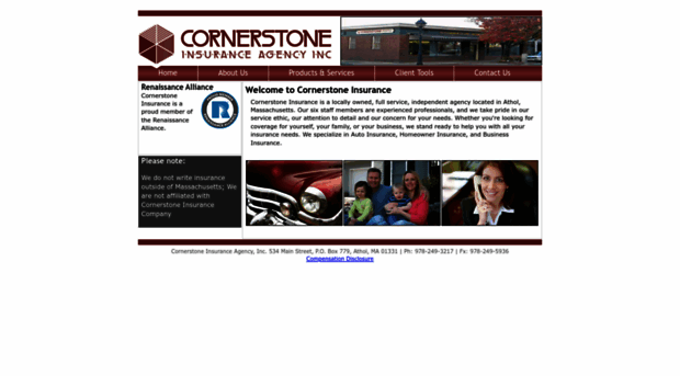 cornerstoneinsurance.com