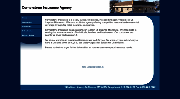 cornerstoneinsurances.com