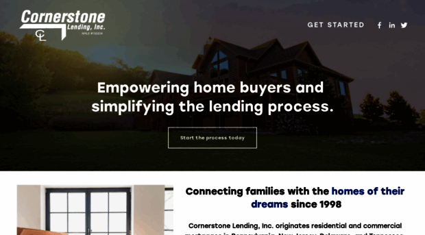 cornerstonelending.com