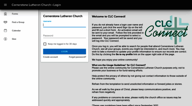 cornerstonelutheran.ccbchurch.com