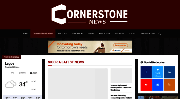 cornerstonenewsng.com