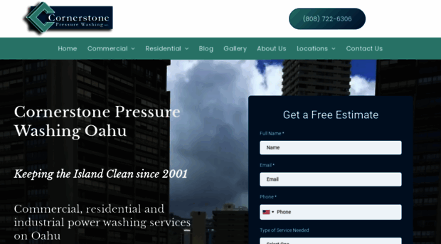 cornerstonepressurewashing.com