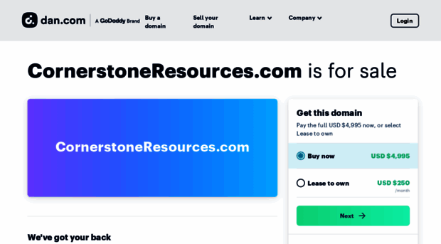 cornerstoneresources.com