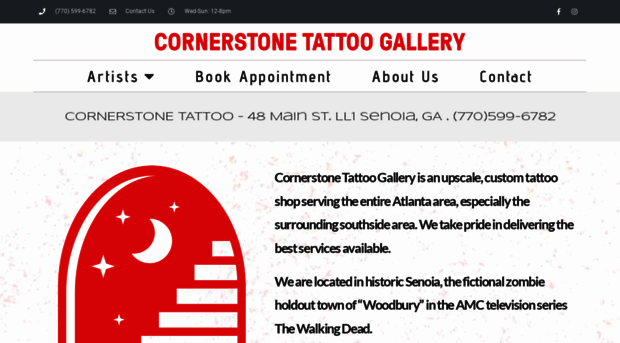 cornerstonetattoos.com