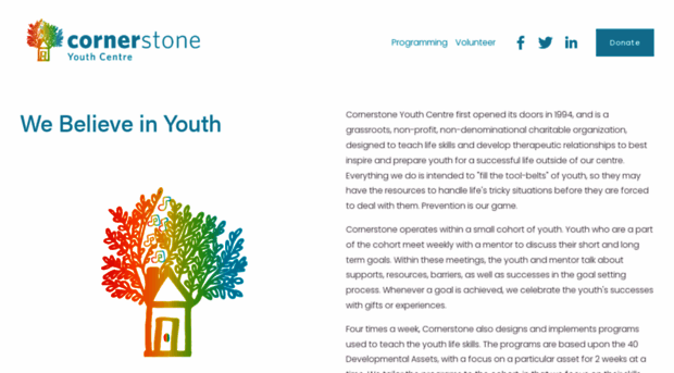 cornerstoneyouthcentre.com