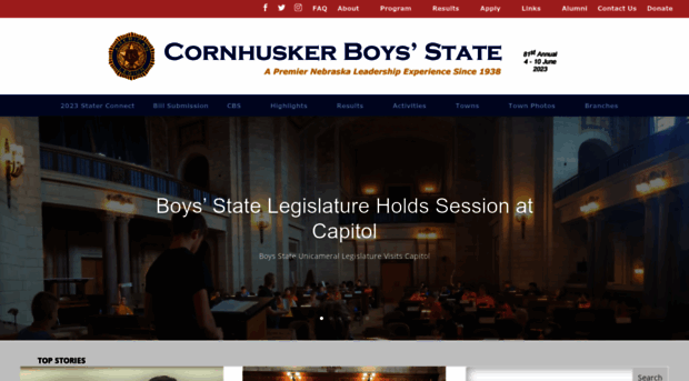 cornhuskerboysstate.org