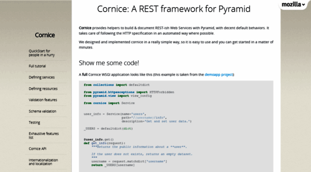 cornice.readthedocs.org