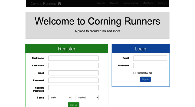 corningrunners.com