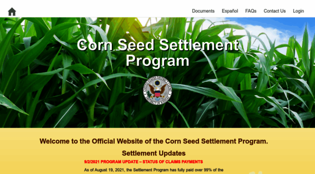 cornseedsettlement.com