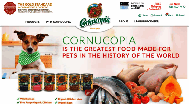 cornucopiapetfoods.com