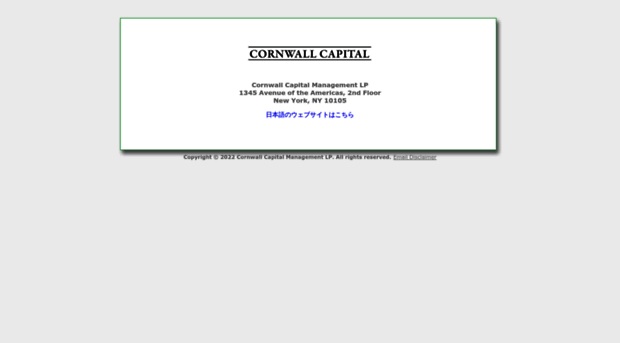 cornwallcapital.com