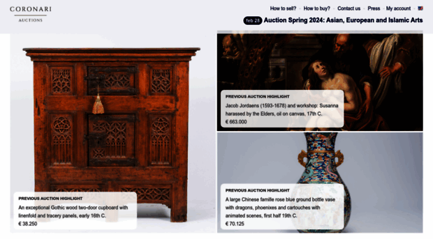 coronariauctions.com