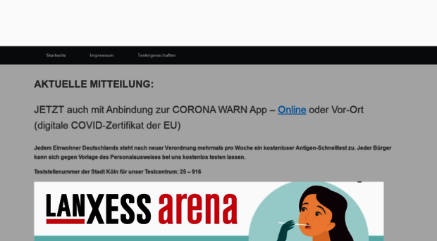 coronaschnelltestarena.de
