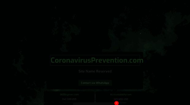 coronavirusprevention.com