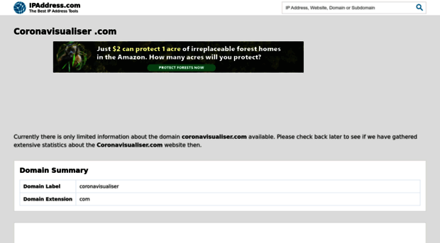 coronavisualiser.com.ipaddress.com
