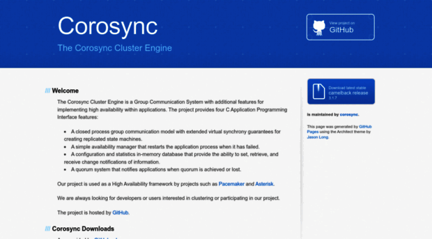 corosync.github.io