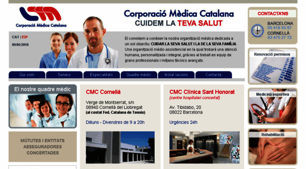 corporaciomedicacatalana.com