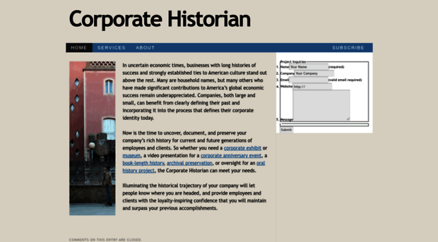 corporatehistorian.com