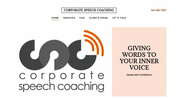 corpspeechcoaching.com