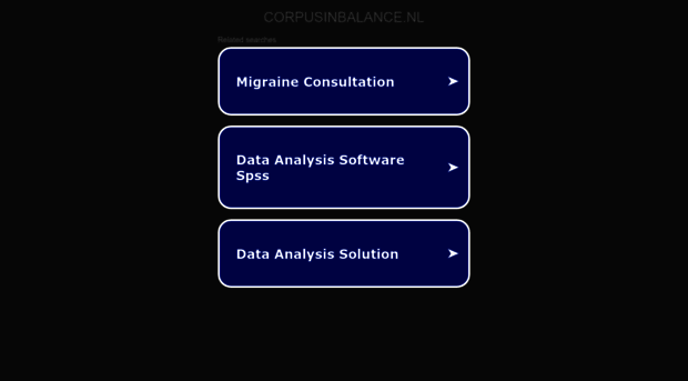 corpusinbalance.nl