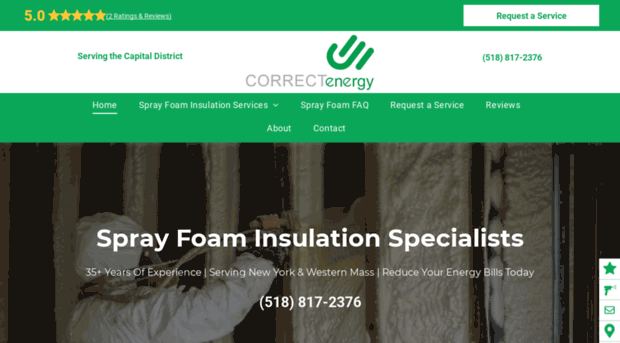 correctenergysprayfoam.com