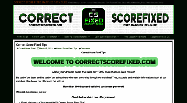 correctscorefixed.com