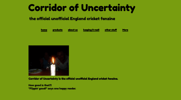 corridorofuncertainty.com