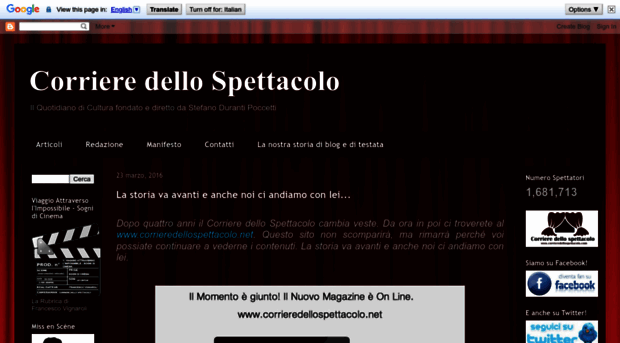 corrieredellospettacolo.com