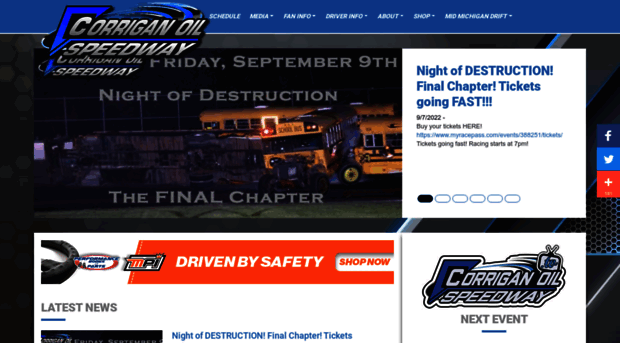 corriganoilspeedway.com