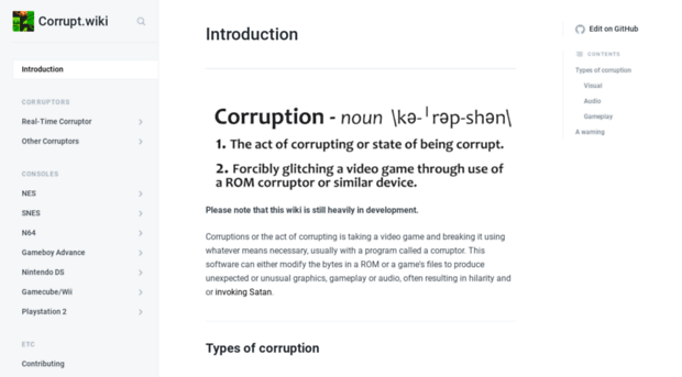 corrupt.wiki