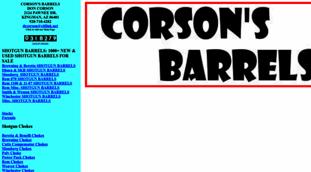 corsonsbarrels.com