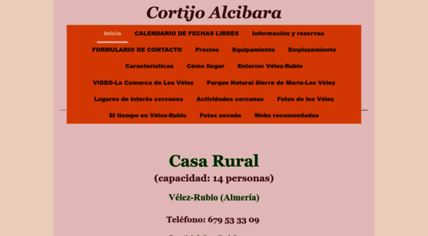 cortijoalcibara.com