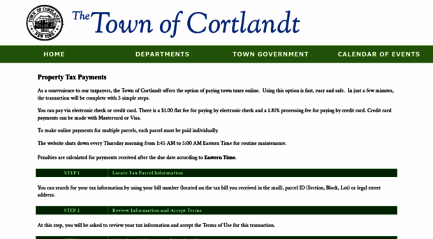 cortlandt.municipaltaxpayments.com