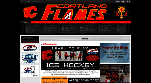 cortlandyouthhockey.com