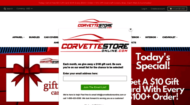 corvettestoreonline.com