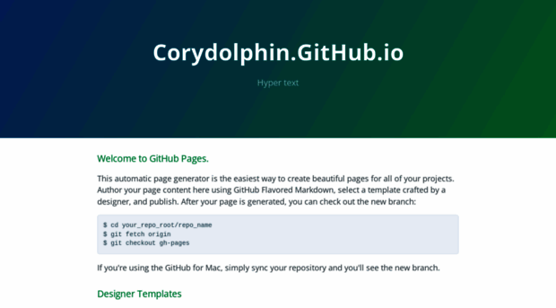 corydolphin.com