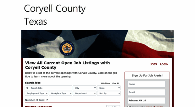 coryellcounty.applicantpool.com